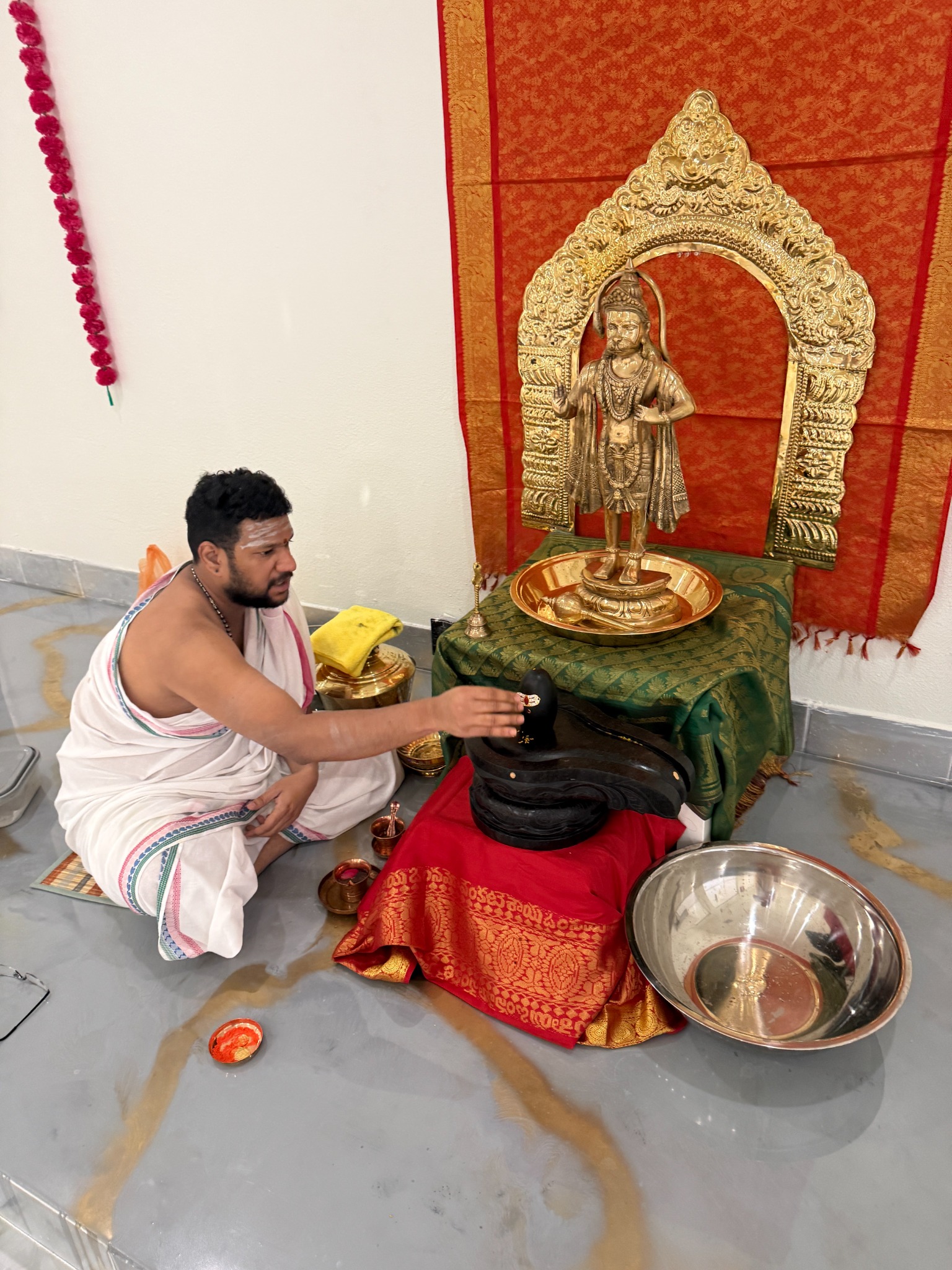 Hanuman Abhishekam at MDYC